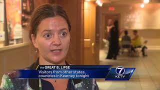 Visitors from other states, countries in Kearney prior to eclipse