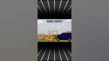 Difference between movable property and immovable property.#shorts #shortvideo