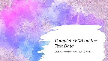 Complete Exploratory Data Analysis (EDA) on Text Data in Python | Text Data Visualization in Python