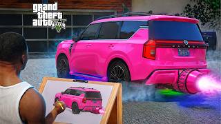 GTA 5 - Franklin Repairs and Modifies the Best Super Car | Nissan Cars