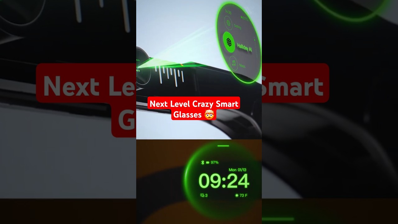 Next-level Smart Glasses 🤯‼️ #smartglasses #smartgadgets #smartgadget smart