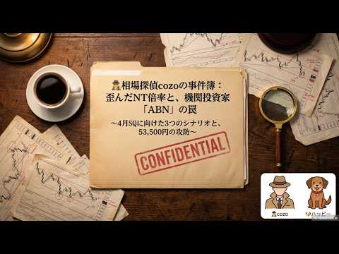 相場探偵cozoの事件簿 260406