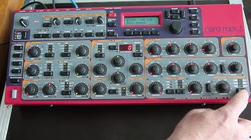 Psytrance Bass Tutorial - Nord Rack 3