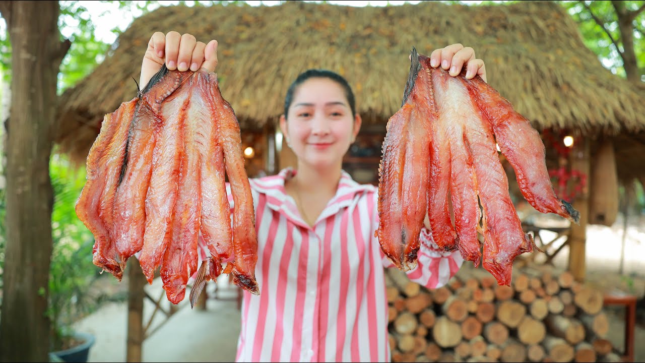How Turn Dried Fish into Soup recipe / Yummy Dried Fish Cooking / Fresh