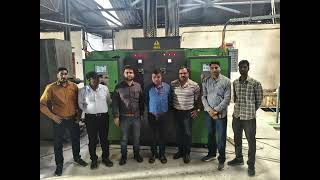 Megatherm's Twin-Share (Dual Track) power supply in operation at an undisclosed Ordinance Factory