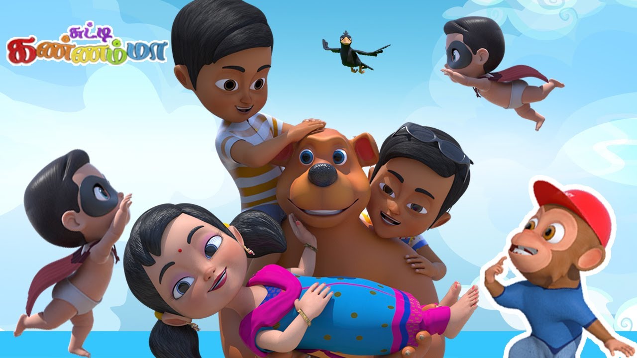 ⁣Tamil Kids Funny Videos - Wake Up... Don't Be Lazy - Chutty Kannamma Videos for Babies
