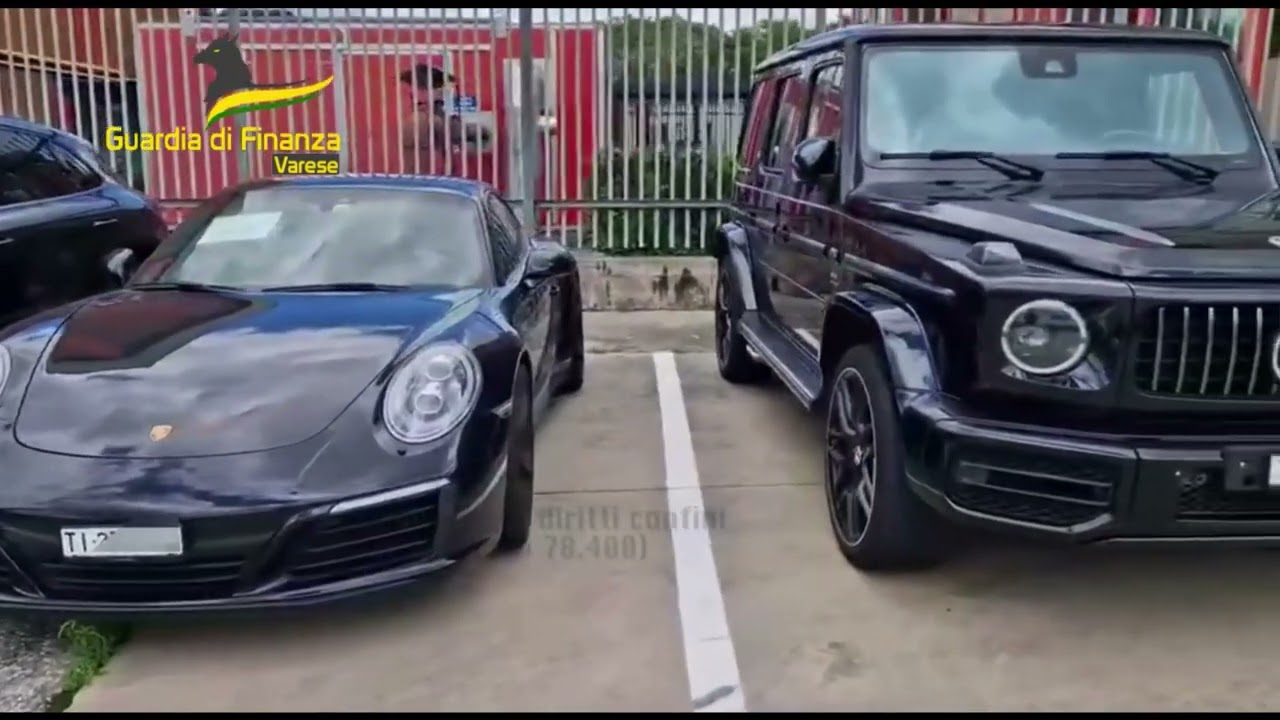 Auto di lusso dal valore di oltre 800.000 euro sequestrate a Varese