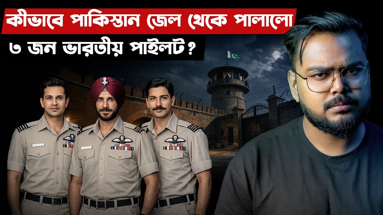 যখন পাকিস্তানের জেল থেকে পালালো ৩ জন ভারতীয় পাইলট ! Indian Airforce Pilot Escape from Pakistan Jail