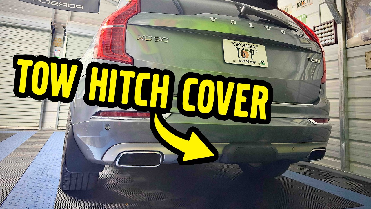 SPA Volvo XC90, Tow Hitch Cover Install