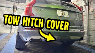 SPA Volvo XC90, Tow Hitch Cover Install