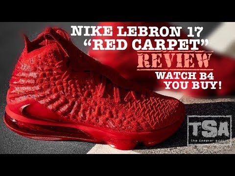 red lebrons 17