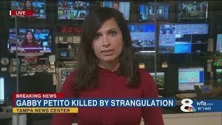 Coroner says Gabby Petito was strangled to death