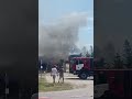 🔥🚒Aegviidu alevis põleb puidutööstus lahtise leegiga, Piibe maantee on ajutiselt liiklusele suletud