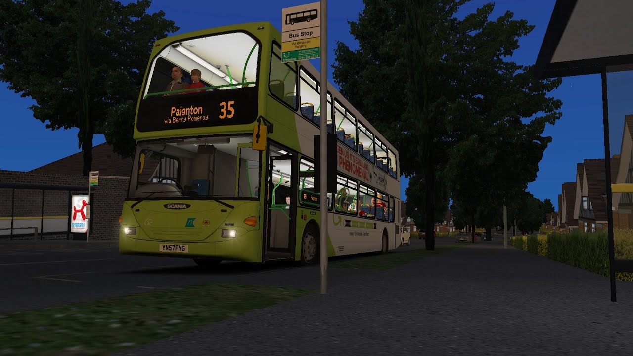 [NEW BUS] OMSI 2 - Westcountry V3.03a - Route 35 - Totness Bus Station to Paignton