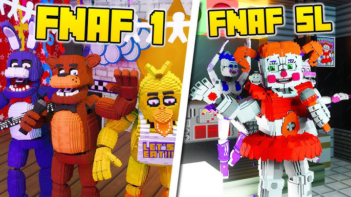 Five Nights at Freddy's (DanyFox) VS FNAF 2 (Funtime Lefty) [FNAF Creator  Battle!] 