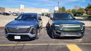 2025 Cadillac Vistiq vs Rivian R1S 