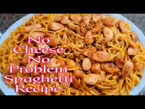 SPAGHETTI PASTA RECIPE ☆FILIPINO STYLE☆😋/ NO CHEESE #filipinofood #spaghetti