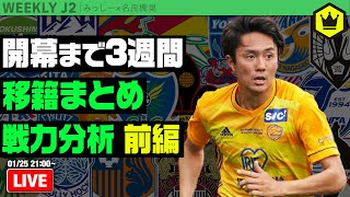 毎年恒例！ J2戦力分析〜前編〜｜#週刊J2 2022.01.25