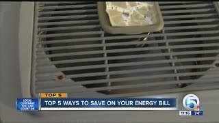 Top 5 ways to save on your energy bill