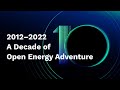 A decade of open energy adventure