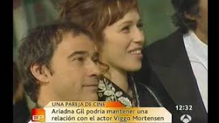 Viggo Mortensen  y Ariadna una pareja de cine
