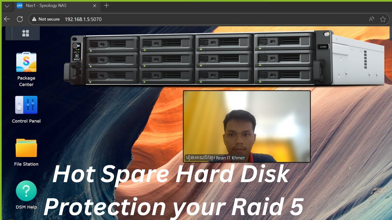 Hot Spare Hard Disk protect your Raid with Synology nas