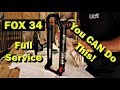 Fox 34 fork service rebuild. Lower service and fork seal replacement. Trail Breaker