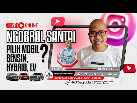 Pilih Mobil Bensin, Hybrid, atau EV ? Kita #NgobrolSantai Bareng @ditrayuda  di #InternusaTalks