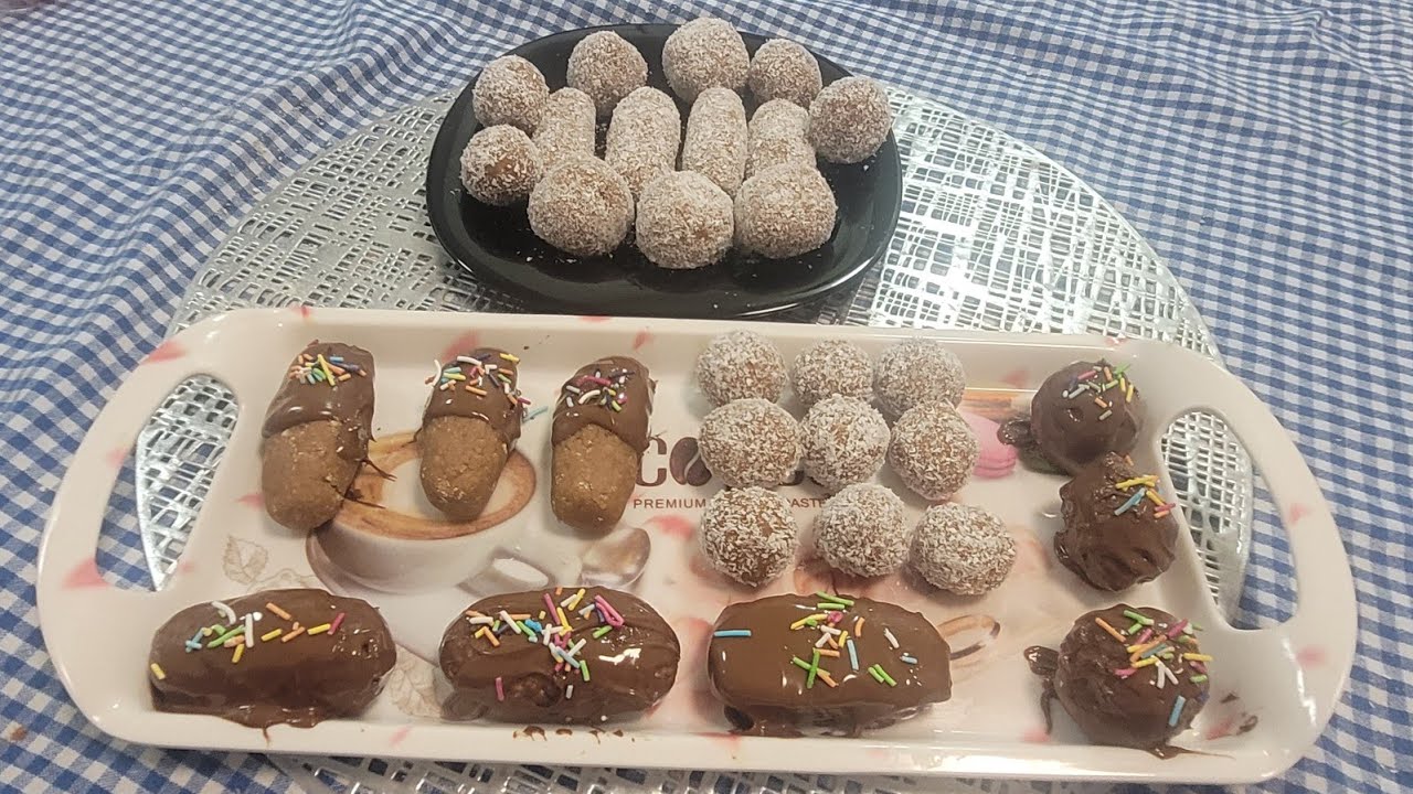 Banana čokolada kuglice ,brze i jednostavne bombicee