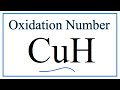 Oxidation Numbers and Copper Compounds