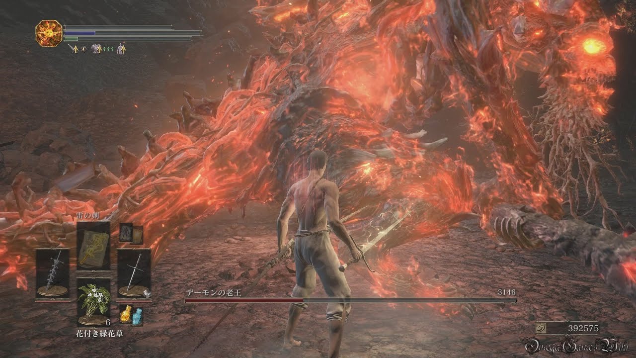 【8週目/NG+7】DARK SOULS 3 - #8 ボス・デーモンの老王/BOSS Old Demon King（NO DAMAGE）