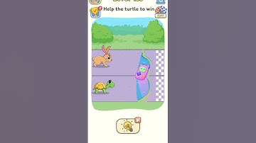 Help the turtle to win l#shorts#cartoongame#eraseonepart#dop2dop#dop2 #cartooncharacter#viral