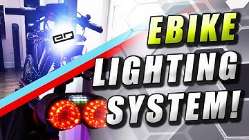 How to Build an EBIKE Lighting Setup! Wiring Diagram, Parts List, 3D Printed Parts Made Available!
