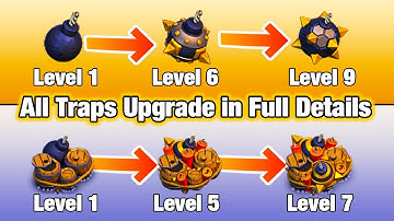 New Upgrading All Traps in 2 Minutes | All Traps Levels & Stats in 2 Minutes | Clash Of Clans 2021
