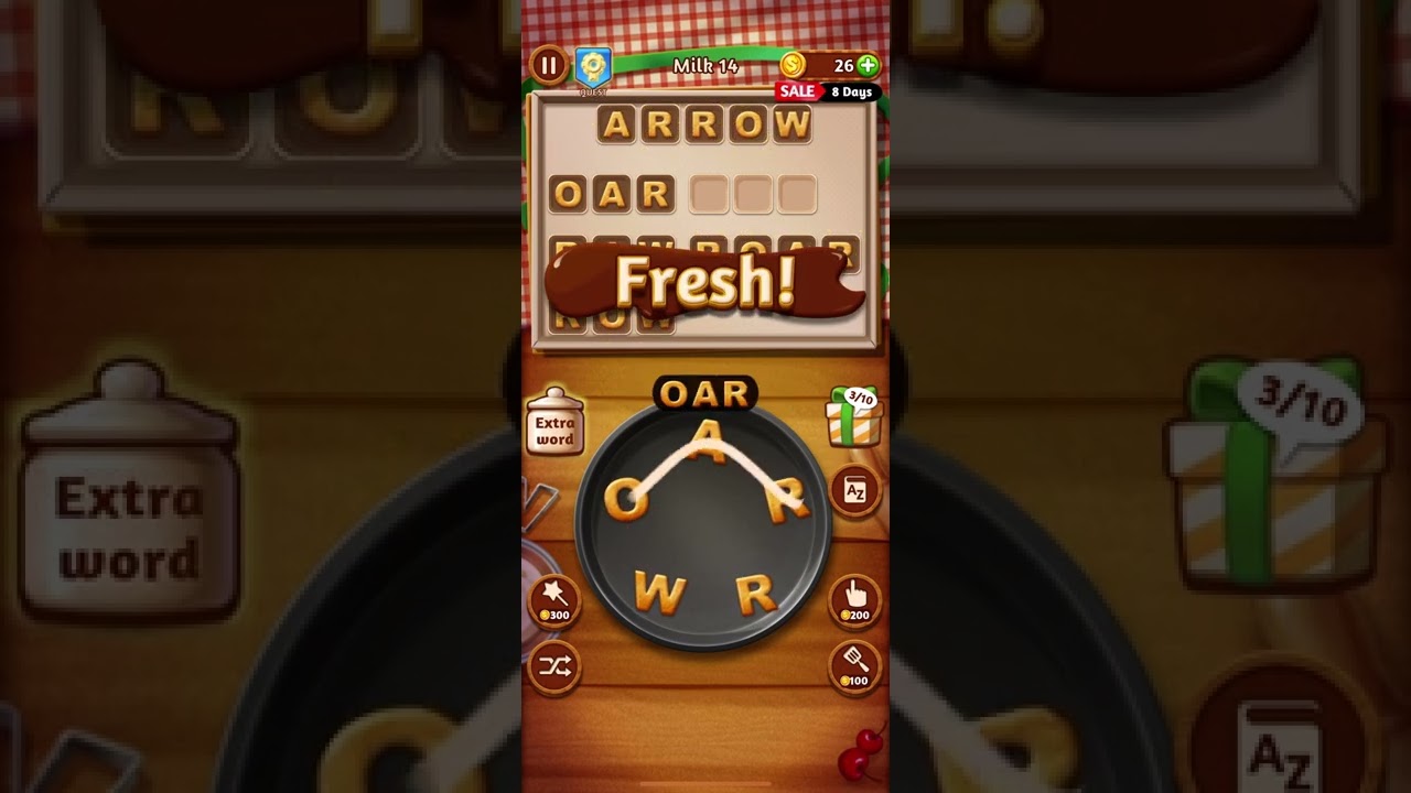 Word Cookies Milk Level 14