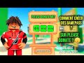COMMENT CRÉER des GAMEPASS sur PLS DONATE ? (2026)