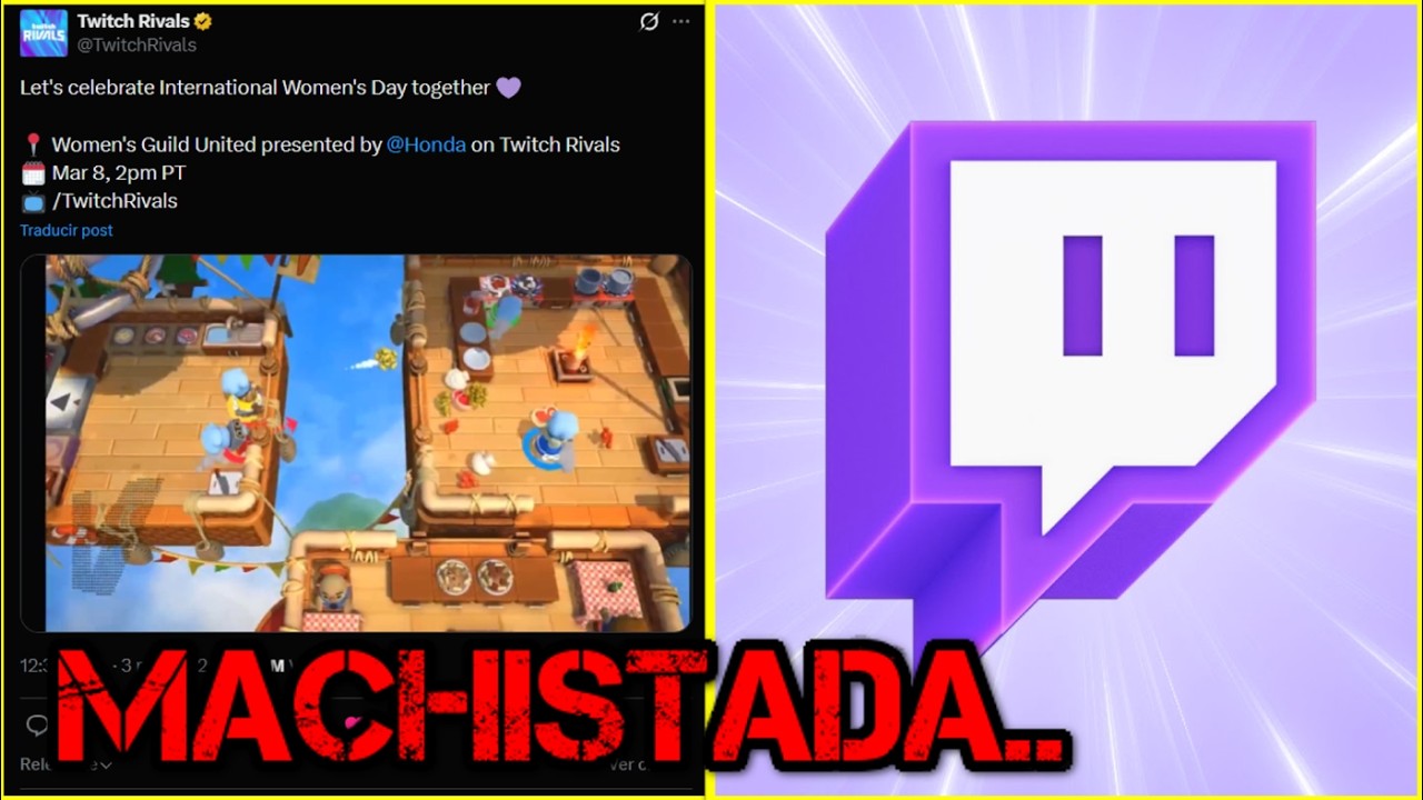 TWITCH CELEBRA EL DIA DE LA MUJER CON UN JUEGO DE COCINA Y CRITICADO DE LA PEOR FORMA