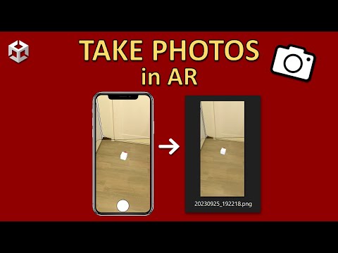 Take & Save Photos from Camera in AR Unity
