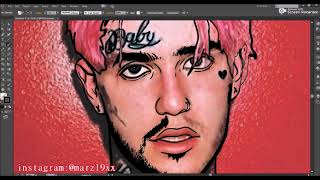 Digital Drawing Of Lil Peep