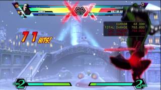 UMvC3 Dante Lvl 2 X-Factor Corner Combo