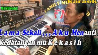 Menunggu By Rhoma Irama | Versi Remik Manual || KARAOKE KN7000 FMC