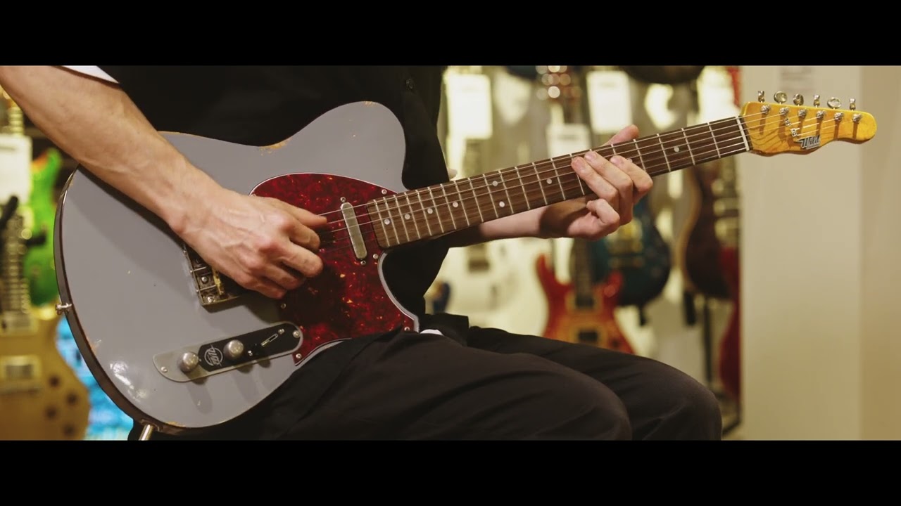 Wild Custom Guitars WILD-TV DELUXE MASTIC GREY RELIC