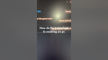 How to fix battlefield 6 crashing on pc