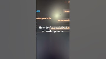 How to fix battlefield 6 crashing on pc