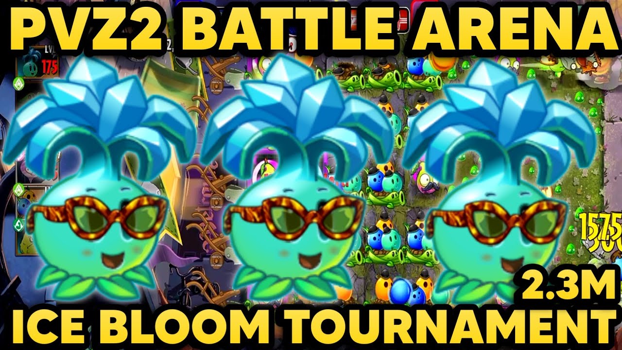 Plants Vs Zombies 2 Battle Arena 2.3m Ice Bloom Tournament Gameplay