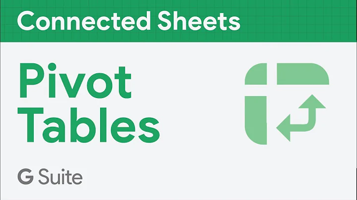 Creating pivot tables