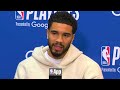 Jayson Tatum PostGame Interview | Boston Celtics vs Philadelphia 76ers