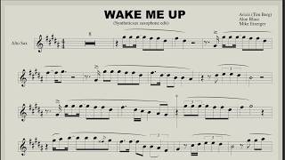 Avicii - Wake me up (Saxophone Alto sheet music) chords