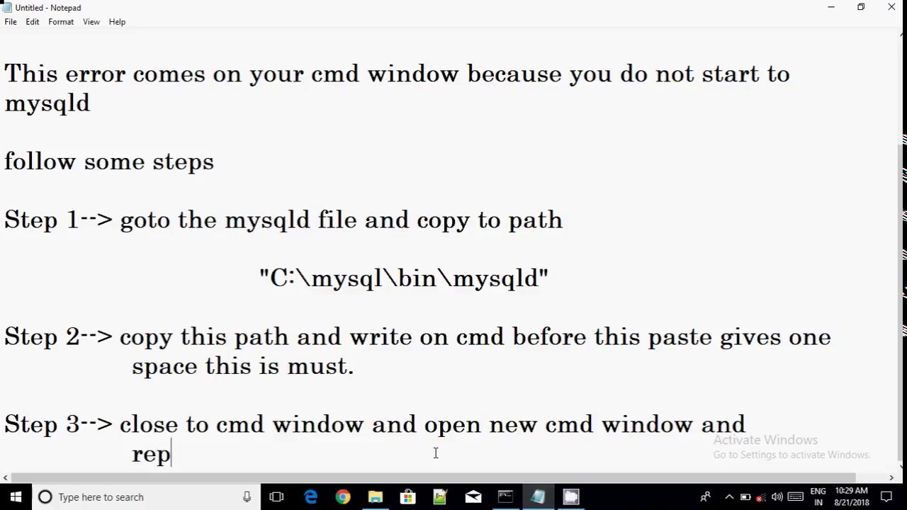 Error 2003 (hy000) canconnect to mysql server on