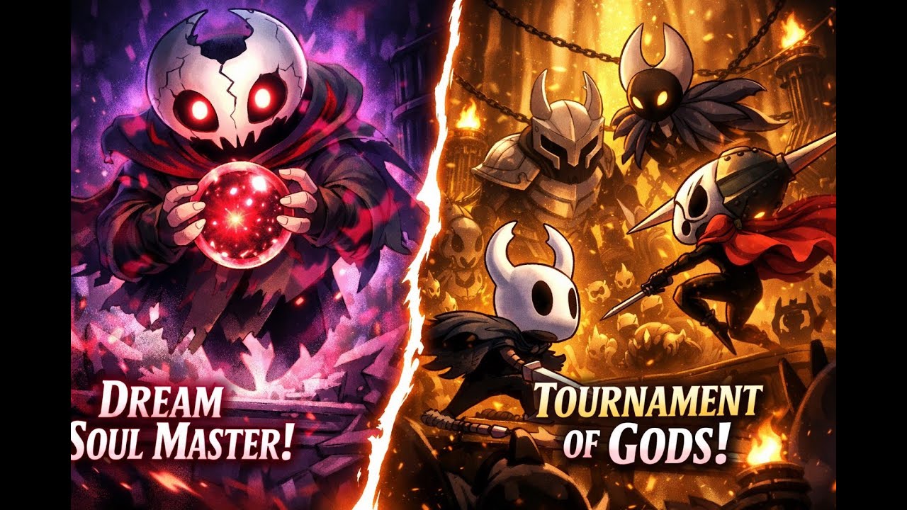 Dream Soul Master and Tournament of gods [hollow knight]